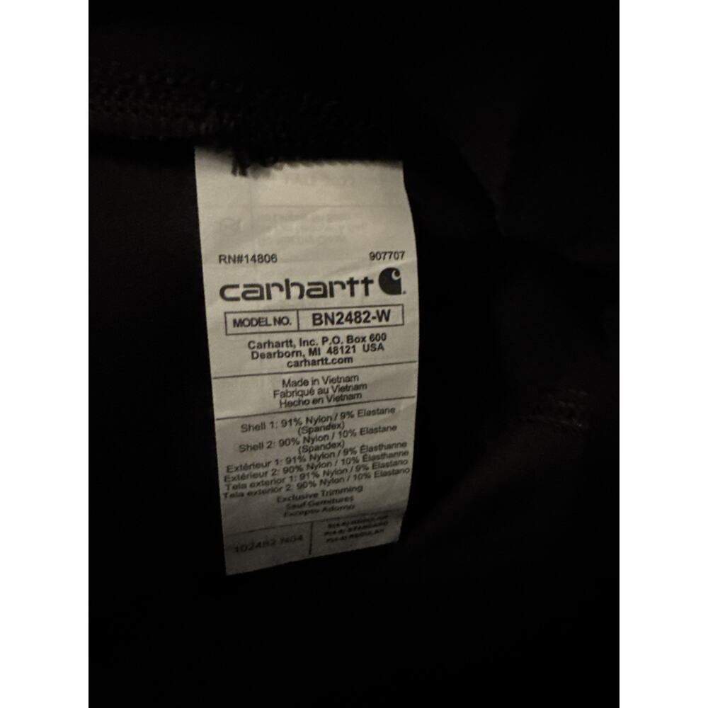 CARHARTT Force Fitted Double Knee Pants Women’s S 4-6 Black Workwear NWT - Picture 8 of 9